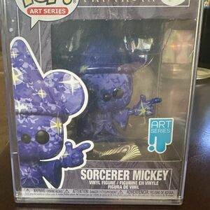 Funko Sorcerer Mickey Art Series Purple Star-Speckled Vinyl